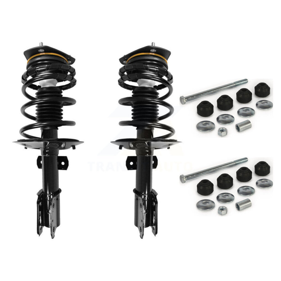 Front Complete Shock Assembly And TQ Link Kit For 2004-2008 Pontiac Grand Prix With 34mm Diameter Bar KSS-100808