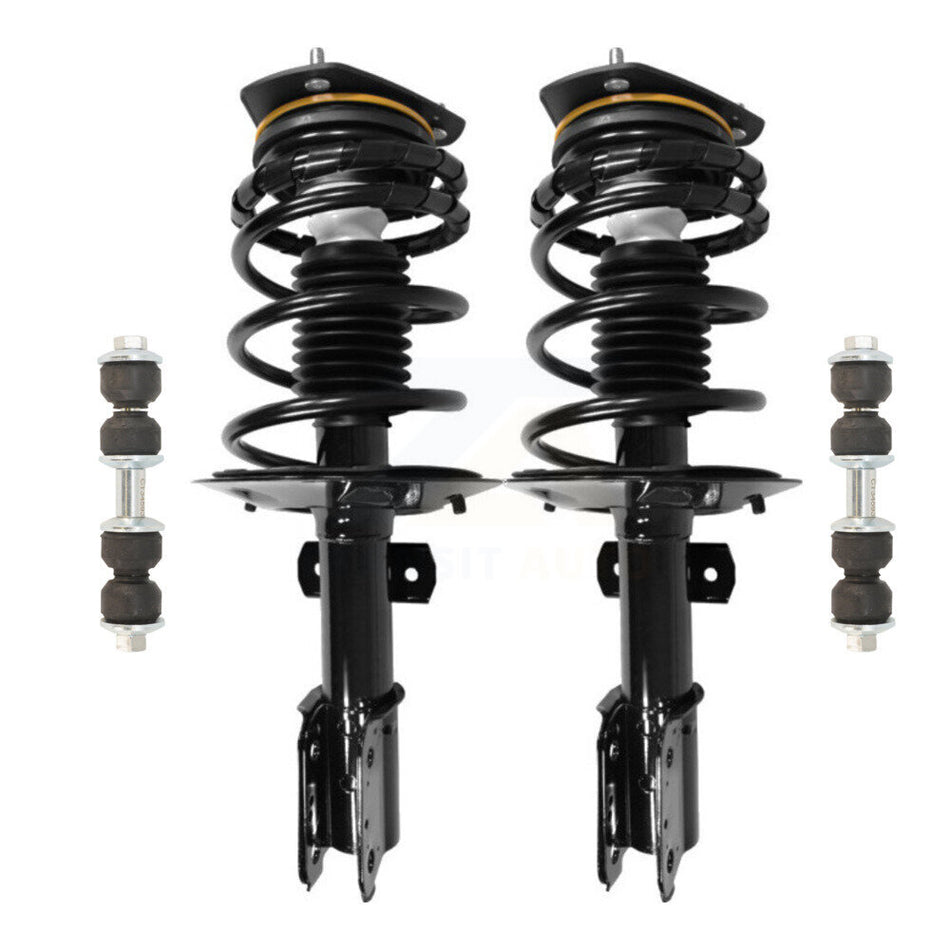 Front Complete Shock Assembly And TQ Link Kit For 2004-2008 Pontiac Grand Prix With 34mm Diameter Bar KSS-100808