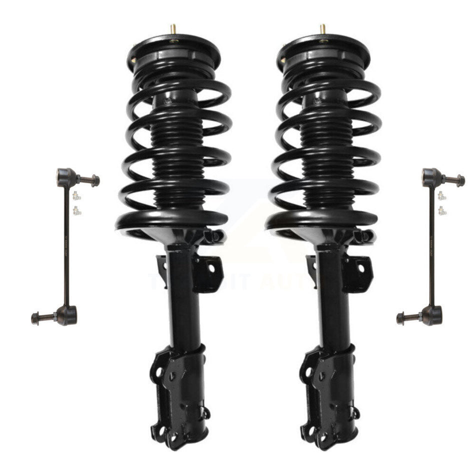 Front Complete Shock Assembly And TQ Link Kit For 2005-2010 Ford Mustang Excludes Performance Suspension KSS-100844