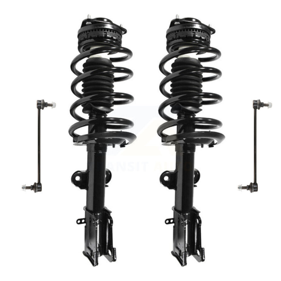 Front Complete Shock Assembly And TQ Link Kit For Dodge Grand Caravan Chrysler Town & Country Volkswagen Routan Ram C/V EXCLUDES MODELS WITH NIVOMAT REAR SUSPENSION KSS-100845