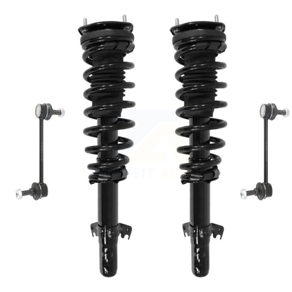 Front Complete Shock Assembly And TQ Link Kit For Ford Fusion Mercury Milan Excludes V6 Engines KSS-100846