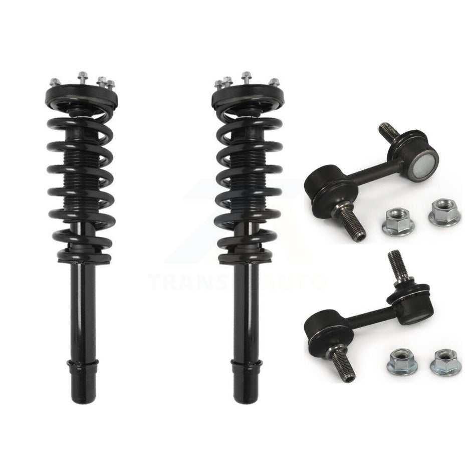 Front Complete Shock Assembly And TQ Link Kit For 2004-2006 Acura TL KSS-100853