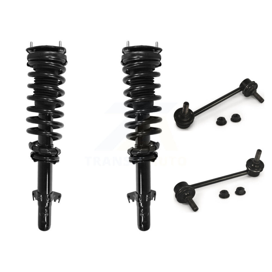 Front Complete Shock Assembly And TQ Link Kit For Ford Fusion Mazda 6 Mercury Milan Lincoln MKZ Zephyr KSS-100855