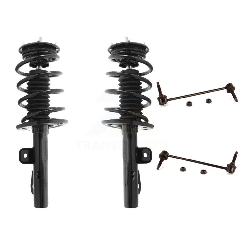 Front Complete Shock Assembly & TQ Link Kit For 2010-2012 Ford Flex Excludes Turbo Models KSS-100857