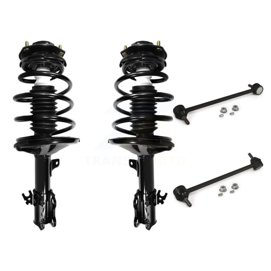 Front Complete Shock Assembly And TQ Link Kit For Toyota Camry Solara Excludes V6 Engine KSS-100860