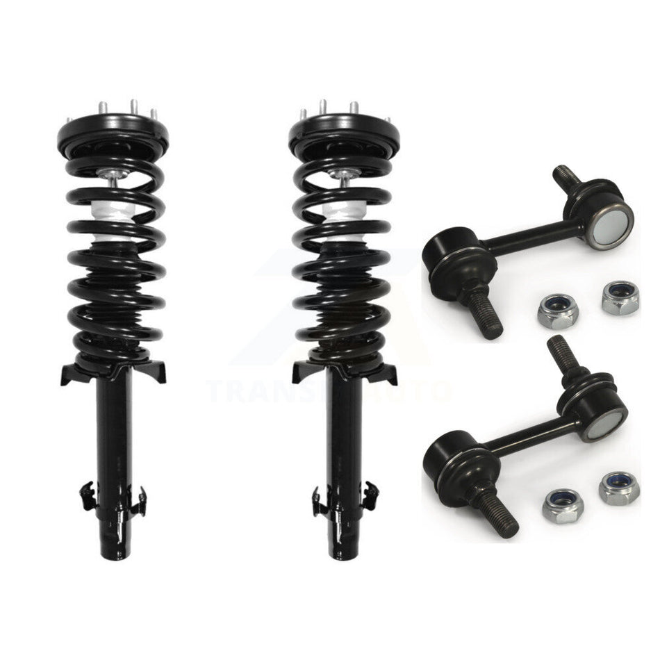 Front Complete Shock Assembly And TQ Link Kit For Honda Accord Excludes Sedans with V6 engines KSS-100862
