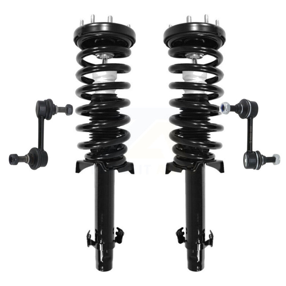 Front Complete Shock Assembly And TQ Link Kit For Honda Accord Excludes Sedans with V6 engines KSS-100862