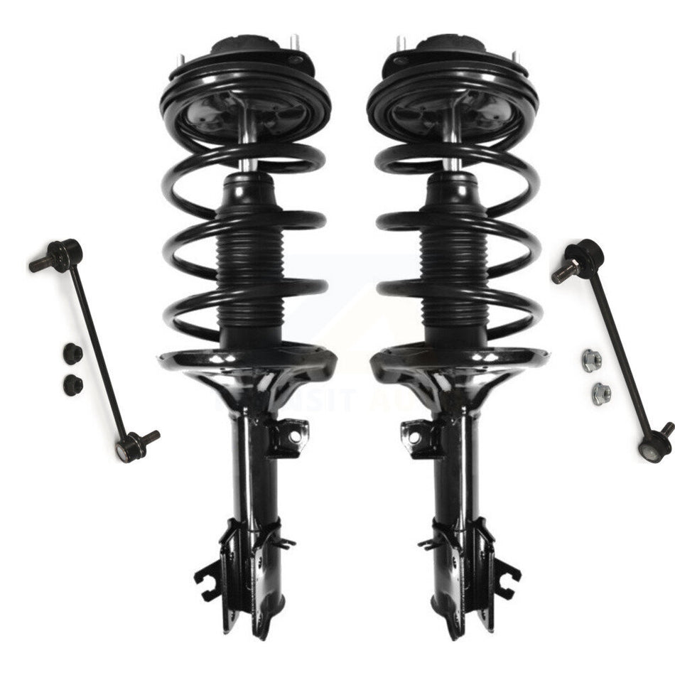 Front Complete Shock Assembly And TQ Link Kit For 2001-2006 Hyundai Santa Fe KSS-100865