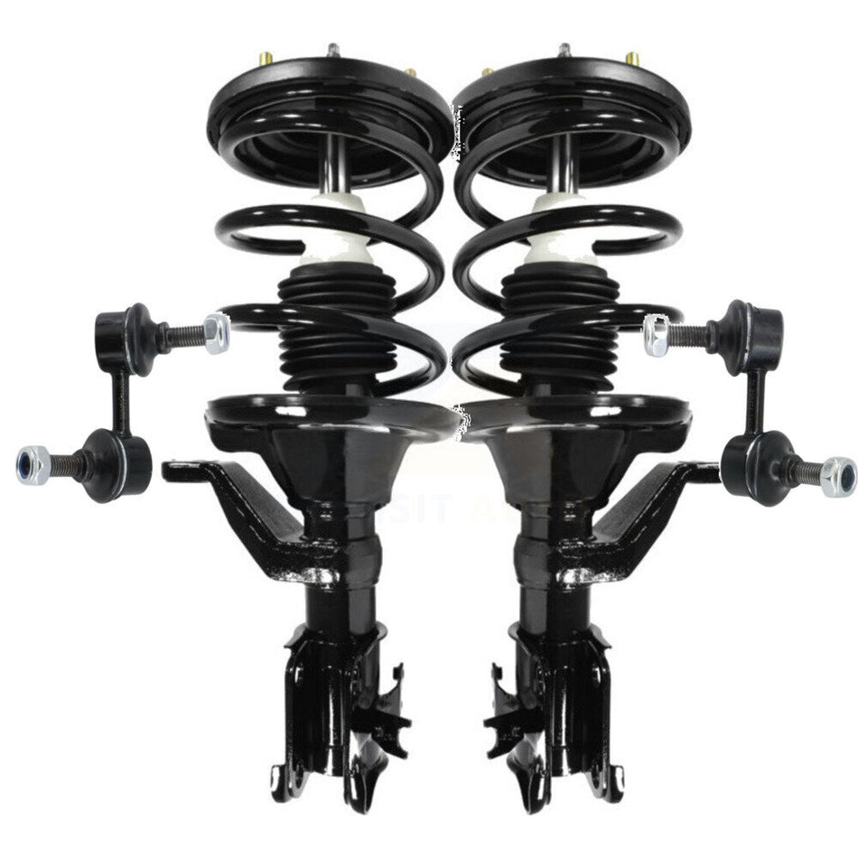 Front Complete Shock Assembly And TQ Link Kit For Honda Civic Excludes Hybrid Si Models KSS-100883