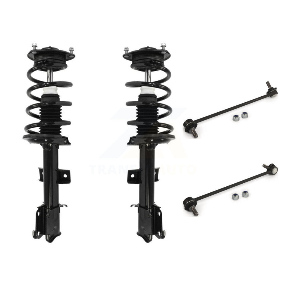 Front Complete Shock Assembly And TQ Link Kit For 2011-2013 Kia Sorento KSS-100886