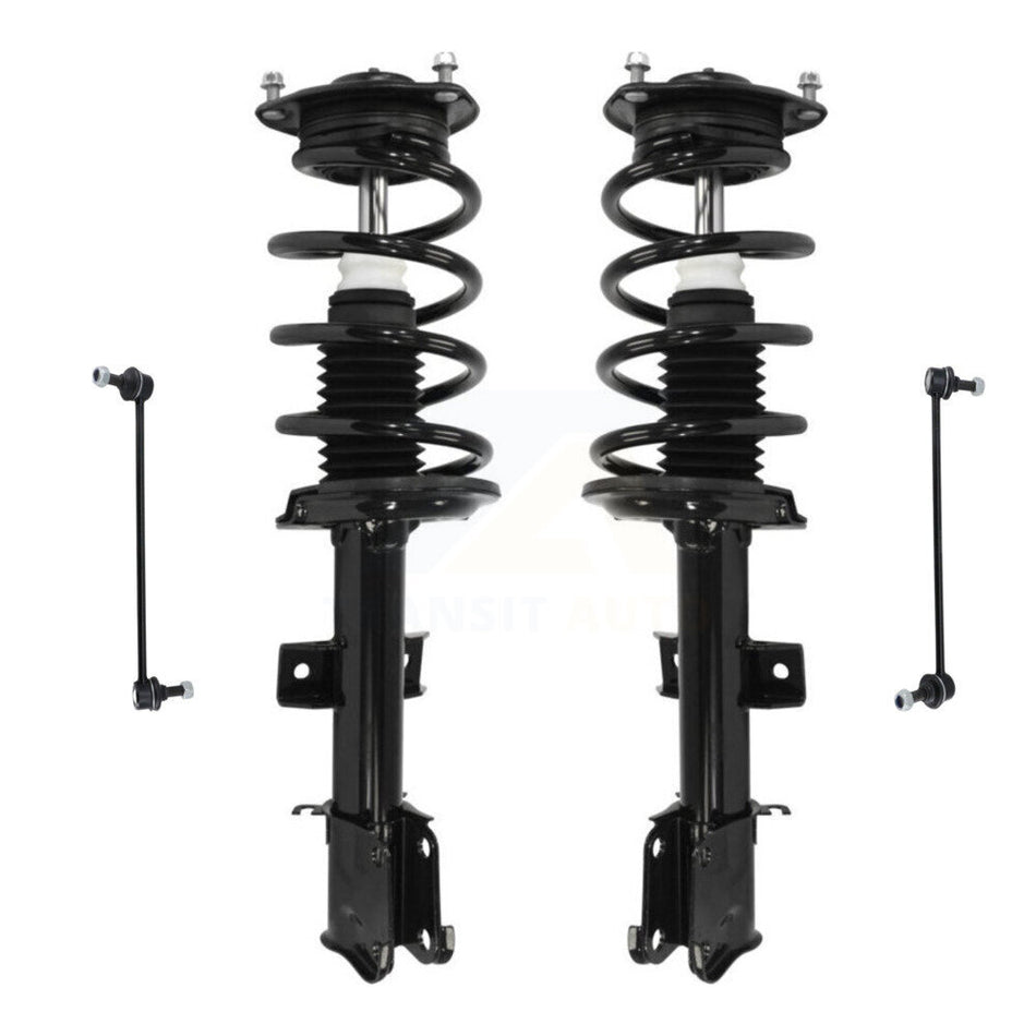 Front Complete Shock Assembly And TQ Link Kit For 2011-2013 Kia Sorento KSS-100886