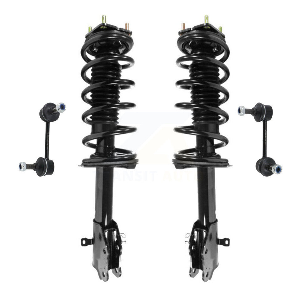Front Complete Shock Assembly And TQ Link Kit For 2007-2012 Mazda CX-7 KSS-100889