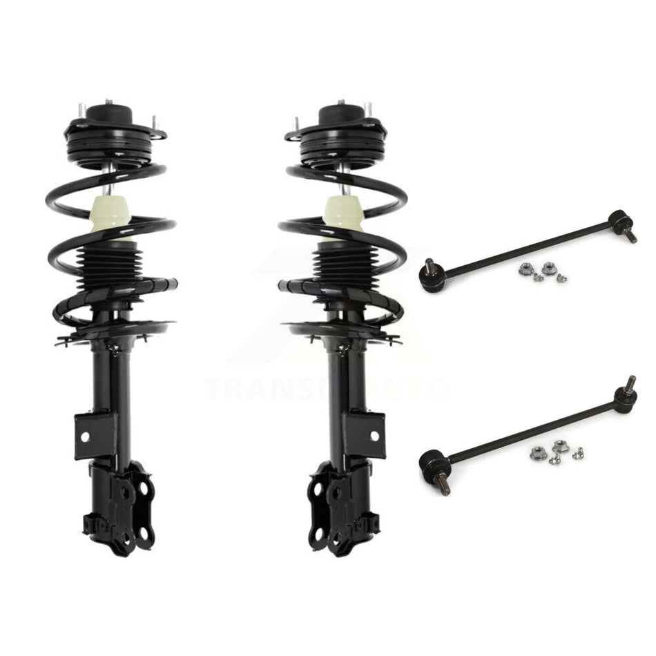 Front Complete Shock Assembly And TQ Link Kit For 2012 Kia Optima LX EX KSS-100898