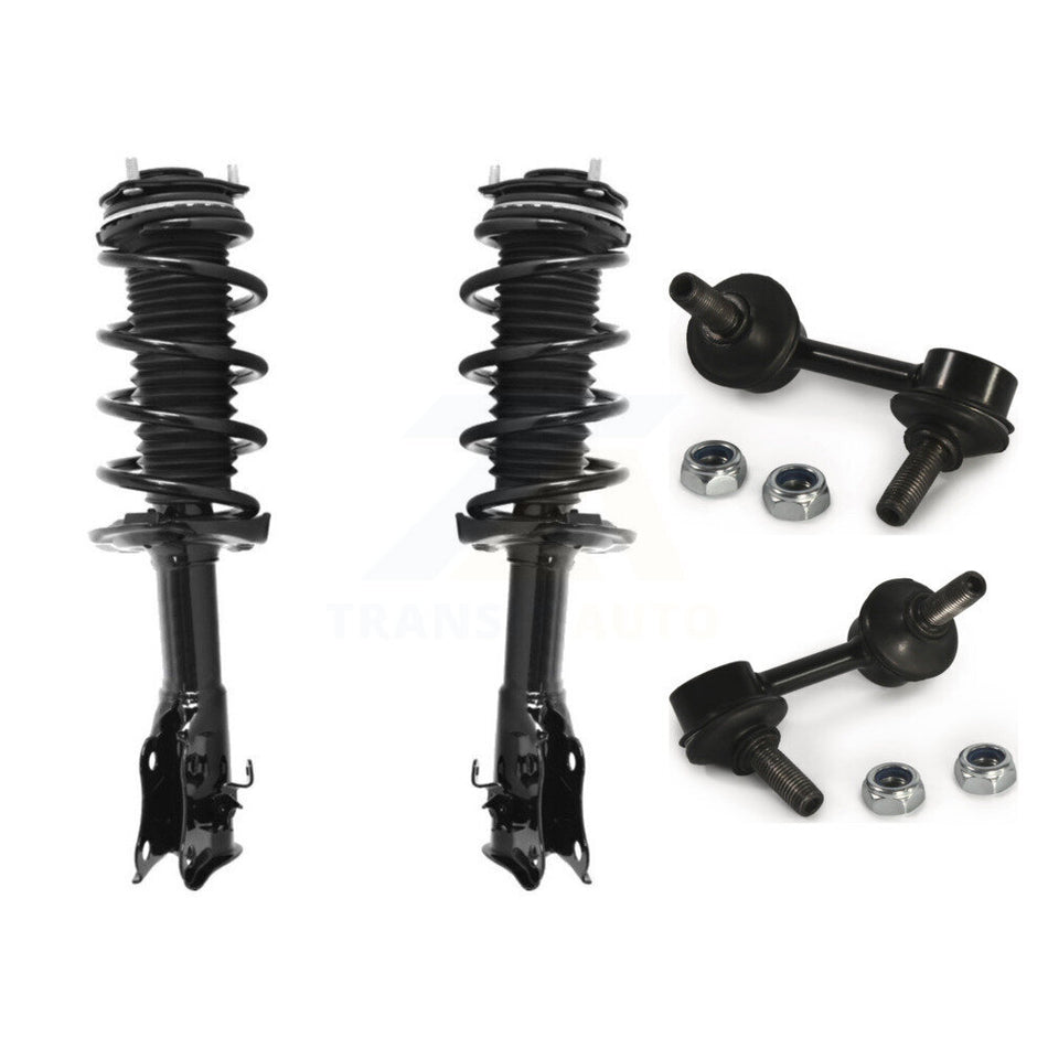 Front Complete Shock Assembly And TQ Link Kit For Honda Civic Excludes Sedan Si Models KSS-100899