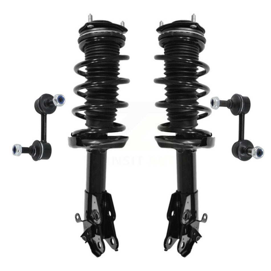 Front Complete Shock Assembly And TQ Link Kit For Honda Civic Acura CSX KSS-100900