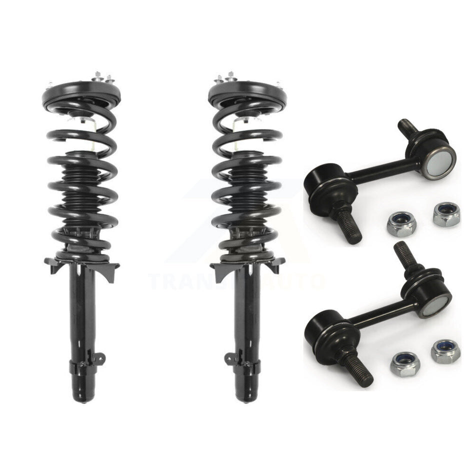Front Complete Shock Assembly And TQ Link Kit For 2009-2014 Acura TSX KSS-100901