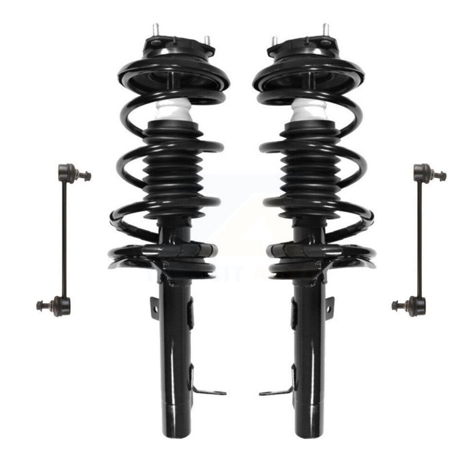Front Complete Shock Assembly And TQ Link Kit For Ford Focus Excludes SVT Models KSS-100917