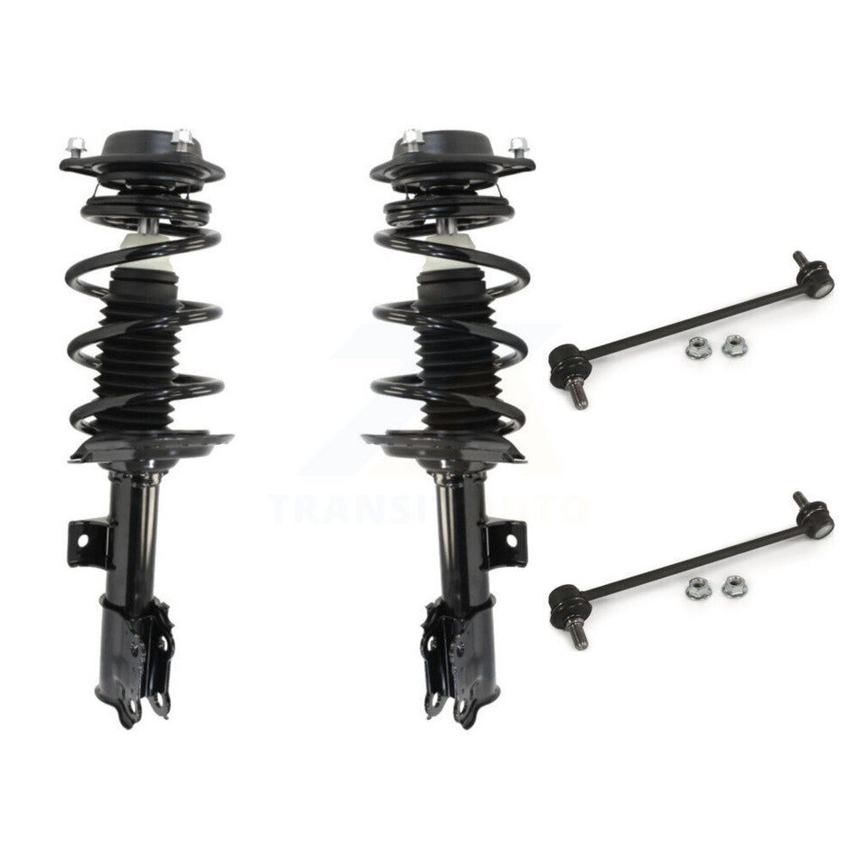 Front Complete Shock Assembly And TQ Link Kit For Hyundai Elantra Coupe Excludes Hatchback Models KSS-100929
