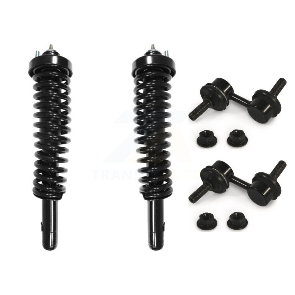 Front Complete Shock Assembly And TQ Link Kit For 1999-2000 Honda Civic Si KSS-100936