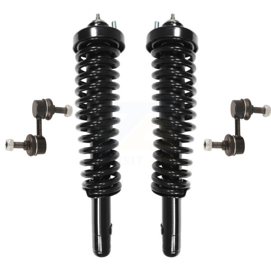 Front Complete Shock Assembly And TQ Link Kit For 1999-2000 Honda Civic Si KSS-100936