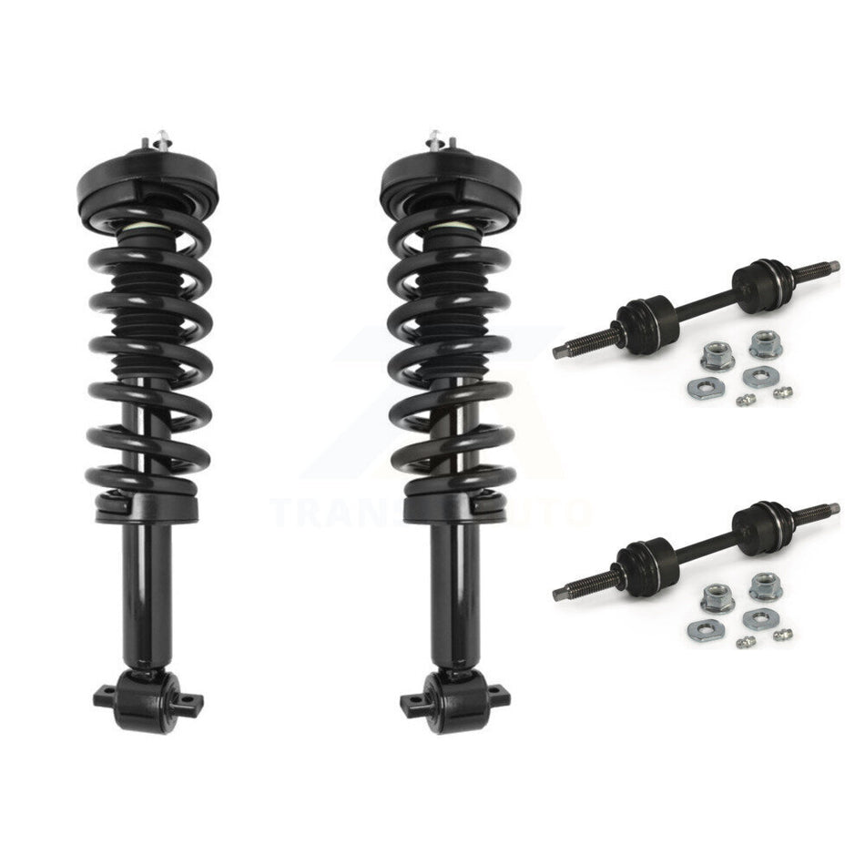 Front Complete Shock Assembly And TQ Link Kit For Ford F-150 Excludes Rear Wheel Drive; Fits All Cab Types KSS-100942