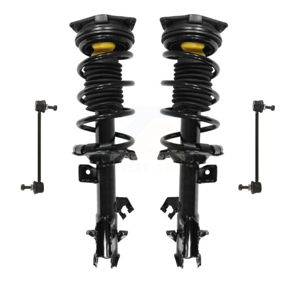 Front Complete Shock Assembly And TQ Link Kit For Nissan Versa Cube KSS-100945