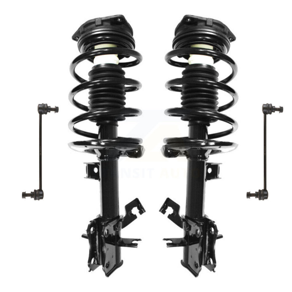 Front Complete Shock Assembly And TQ Link Kit For Nissan Sentra Excludes SE-R SPEC V Models KSS-100951