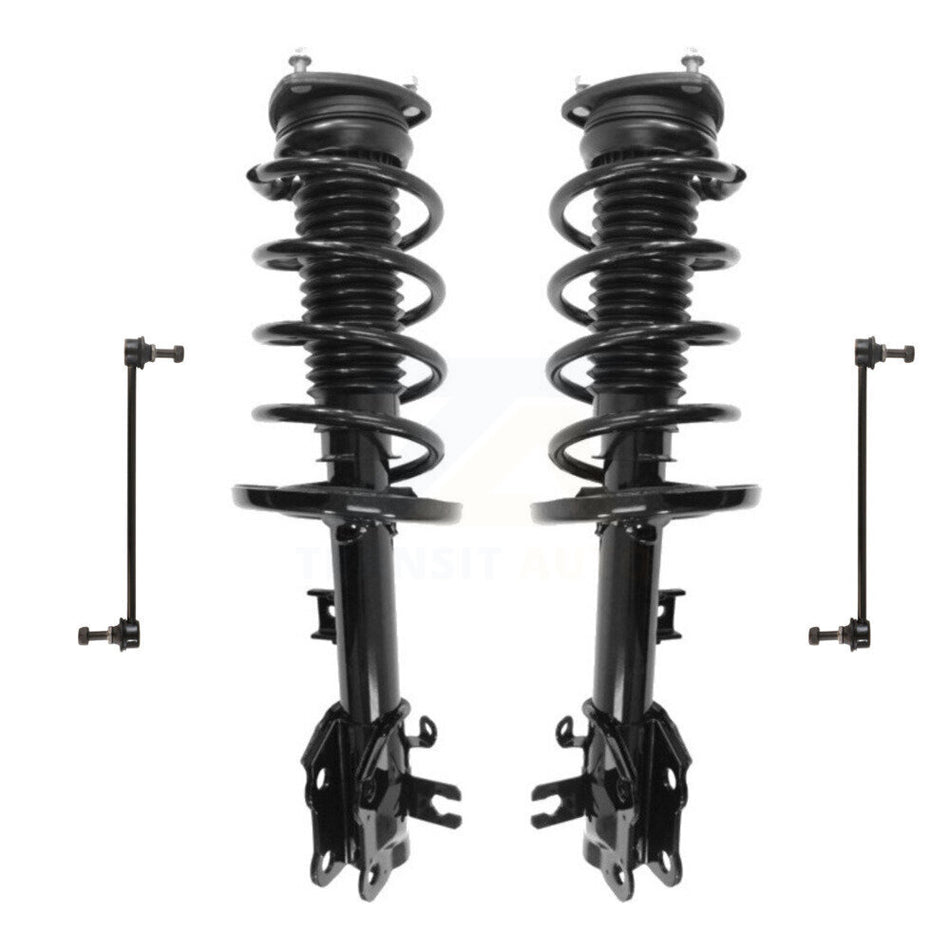 Front Complete Shock Assembly And TQ Link Kit For 2013-2016 Mazda CX-5 AWD Excludes Wheel Drive KSS-100989