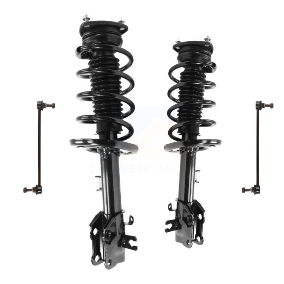 Front Complete Shock Assembly And TQ Link Kit For 2013-2016 Mazda CX-5 FWD Excludes All Wheel Drive KSS-100990
