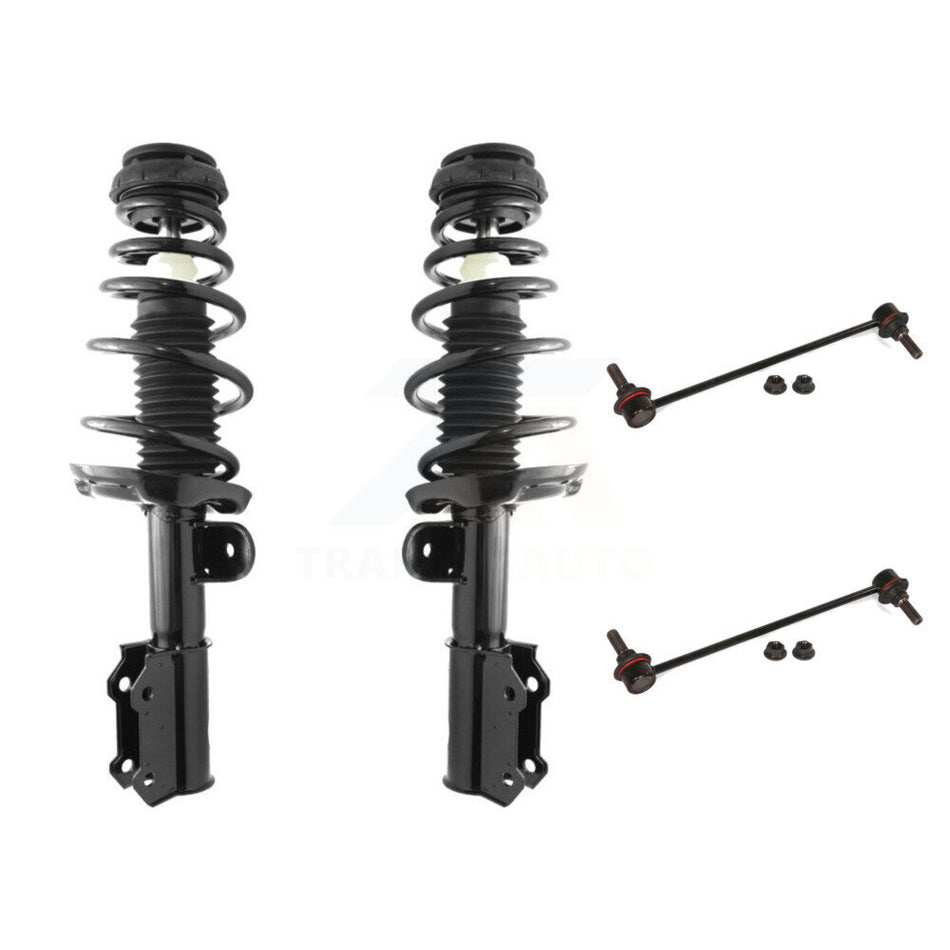 Front Complete Shock Assembly And TQ Link Kit For 2012-2015 Chevrolet Cruze Excludes Sport Suspension; Fits Vehicles built after to VIN #C7239134 KSS-101009
