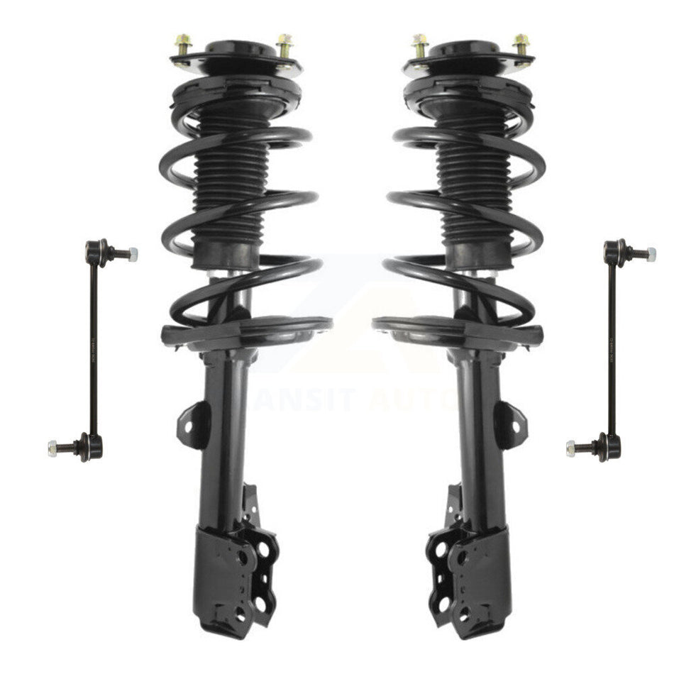 Front Complete Shock Assembly And TQ Link Kit For 2009-2016 Toyota Venza KSS-101018