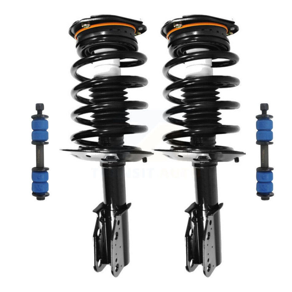 Front Complete Shock Assembly And TOR Link Kit For Buick LeSabre Cadillac DeVille Pontiac Bonneville Oldsmobile Aurora Excludes Models With Electronic Suspension KSS-101035