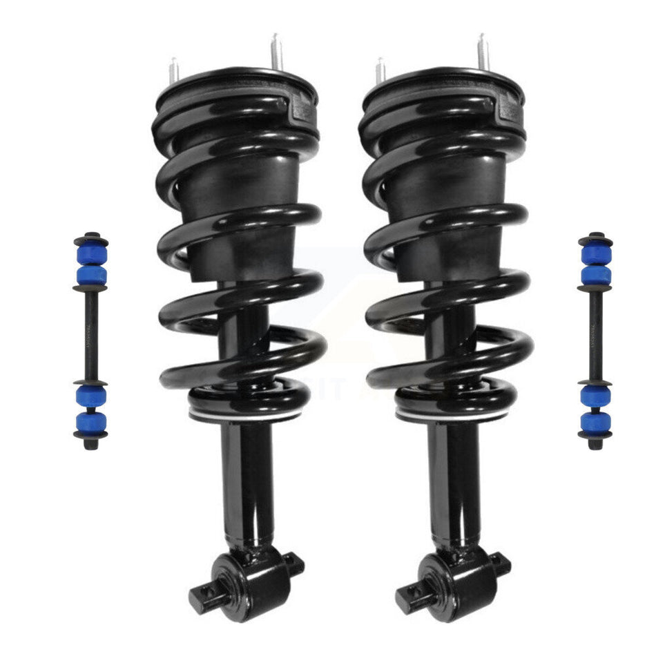 Front Complete Shock Assembly And TOR Link Kit For Chevrolet Silverado 1500 GMC Sierra excludes electronic suspension KSS-101037
