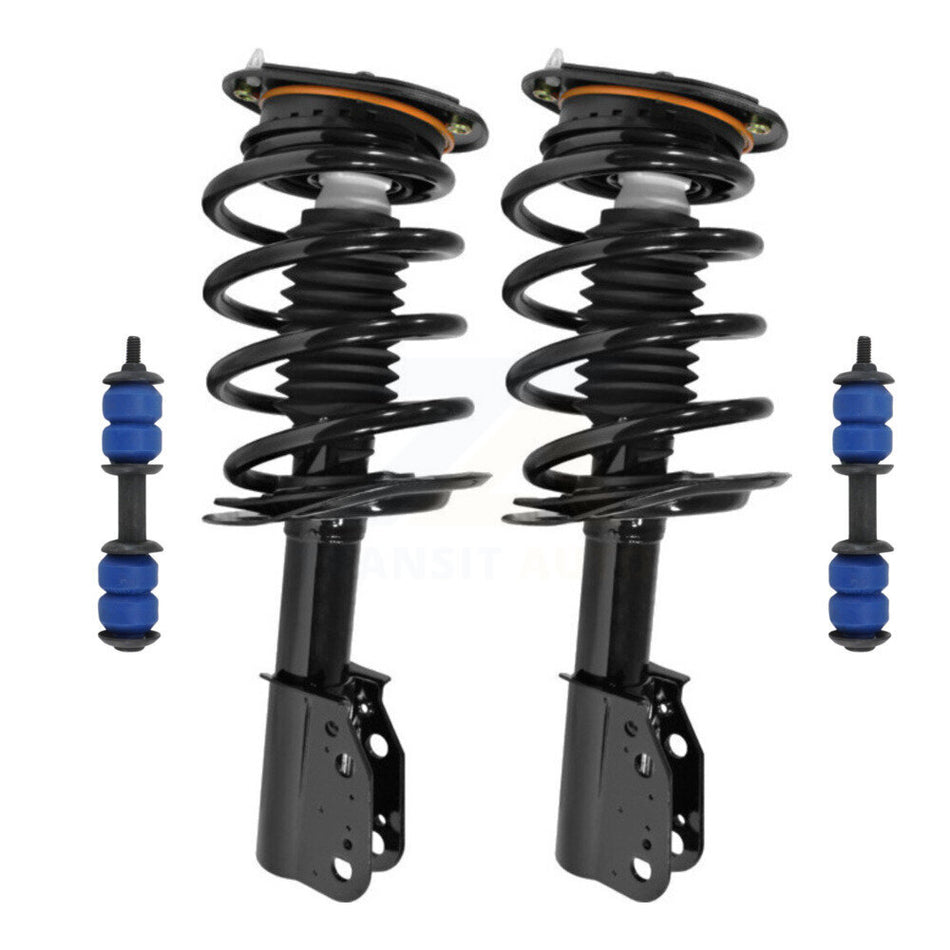 Front Complete Shock Assembly And TOR Link Kit For 2006-2011 Buick Lucerne Excludes Magnetic Ride Control KSS-101041