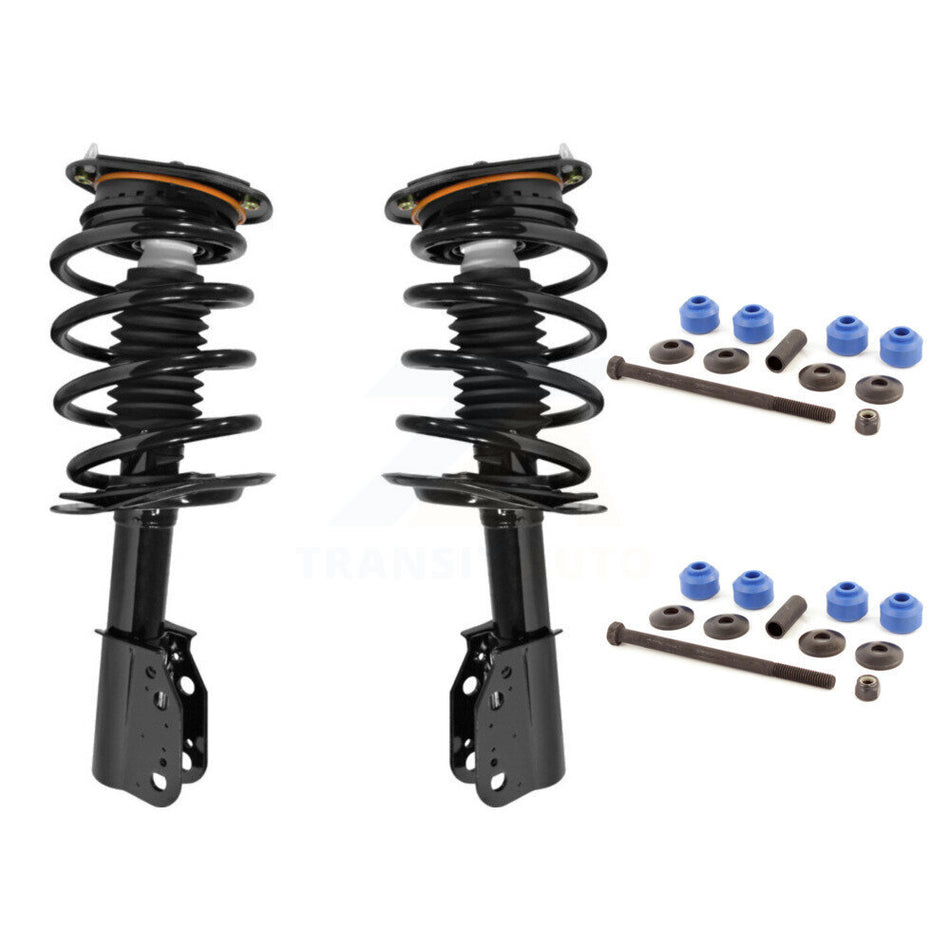 Front Complete Shock Assembly And TOR Link Kit For 2006-2011 Buick Lucerne Excludes Magnetic Ride Control KSS-101042