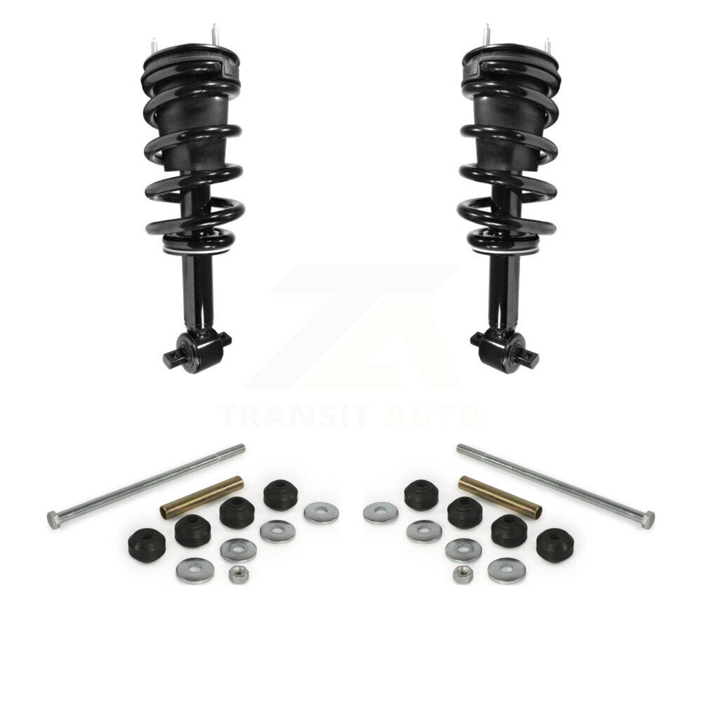 Front Shock Assembly And TQ Link Kit For 2007-2013 GMC Sierra 1500 Chevrolet Silverado KSS-101052
