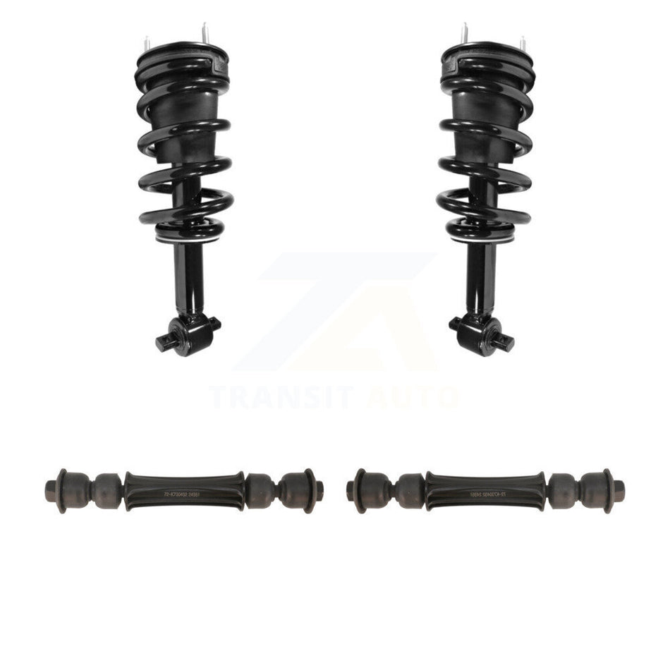 Front Shock Assembly And TQ Link Kit For 2007-2013 GMC Sierra 1500 Chevrolet Silverado KSS-101052