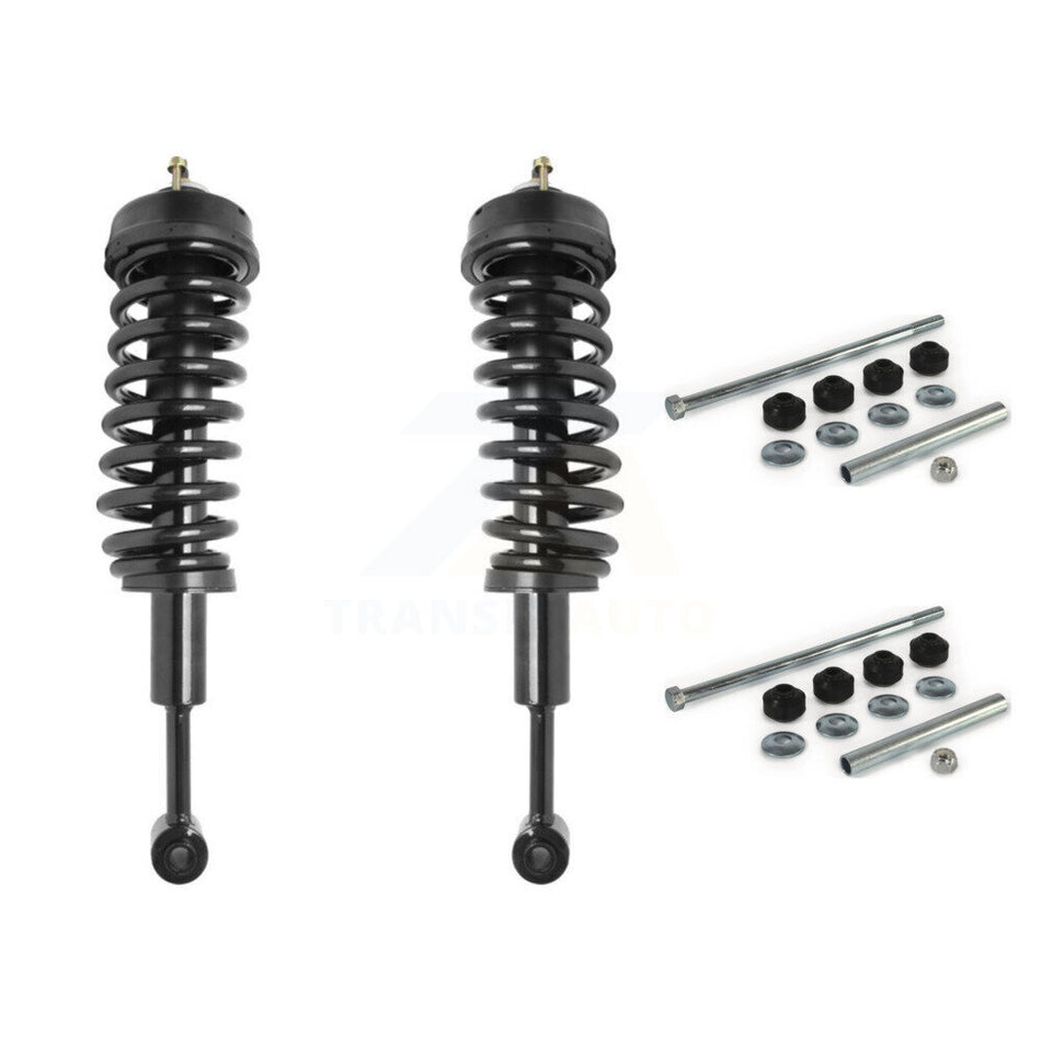 Front Complete Shock Assembly And TQ Link Kit For 2007-2010 Ford Explorer Sport Trac 4WD Excludes Rear Wheel Drive KSS-101057