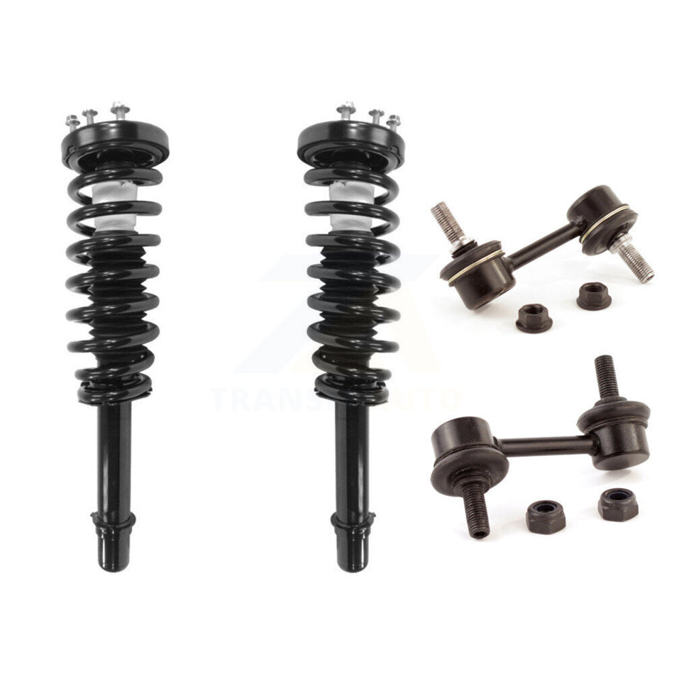 Front Complete Shock Assembly And TOR Link Kit For 2004-2008 Acura TSX KSS-101109