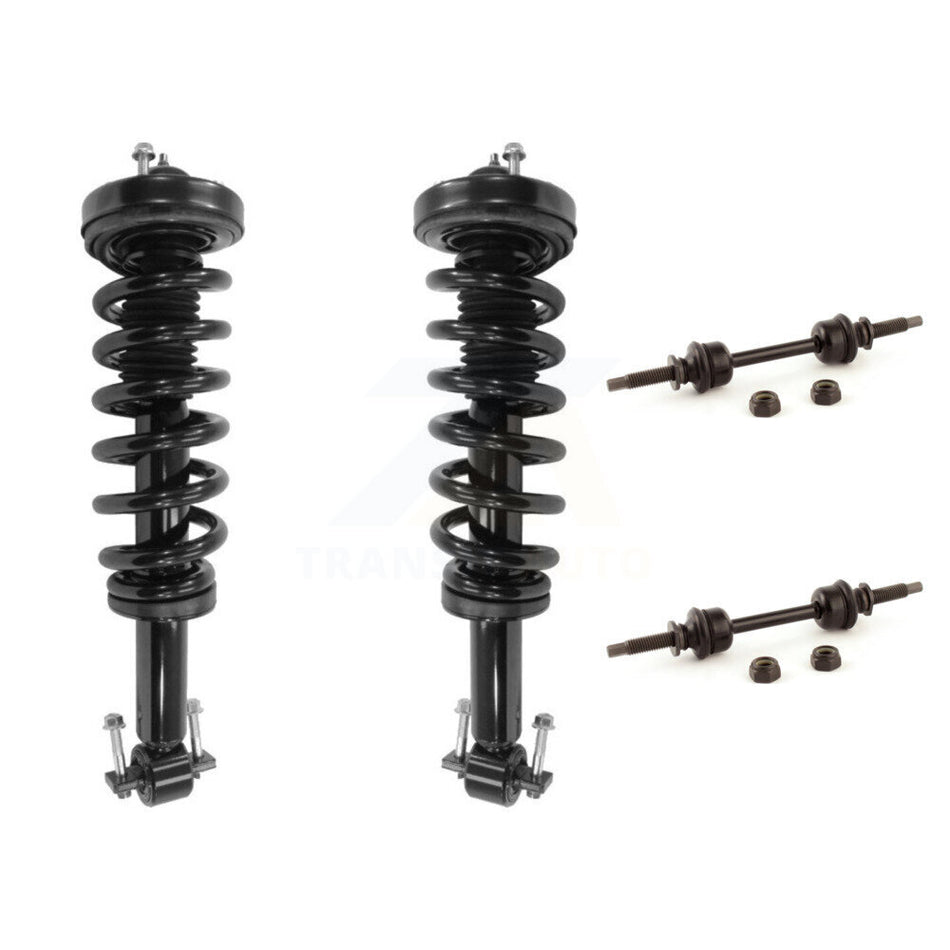 Front Complete Shock Assembly And TOR Link Kit For Ford F-150 Excludes Rear Wheel Drive KSS-101121