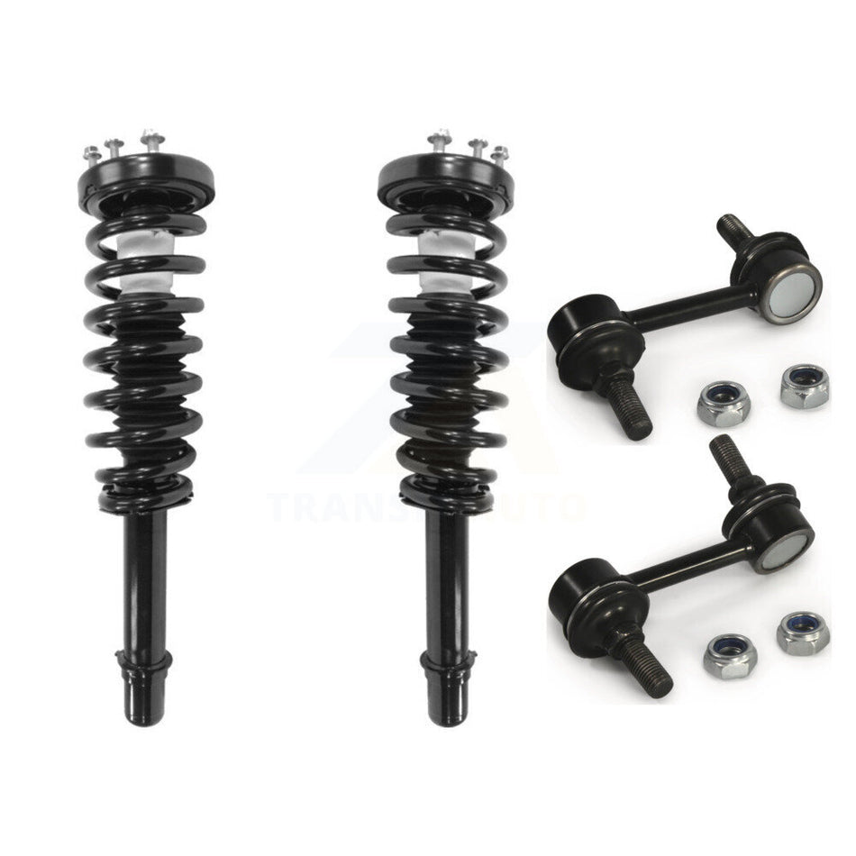 Front Complete Shock Assembly And TQ Link Kit For 2004-2008 Acura TSX KSS-101128