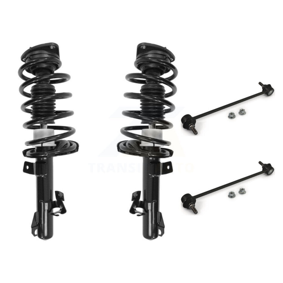 Front Complete Shock Assembly And TQ Link Kit For 2012-2015 Mazda 5 KSS-101137