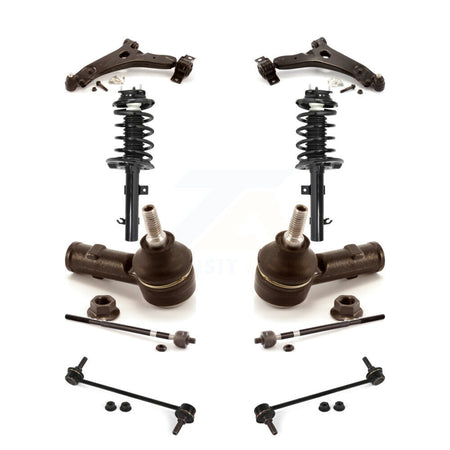 Front Control Arms And Complete Shock Tie Rods Link Sway Bar Kit (10Pc) For Ford Focus KSS-103997