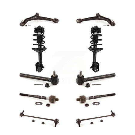 Front Control Arms And Complete Shock Tie Rods Link Sway Bar Kit (10Pc) For Honda Odyssey KSS-104000