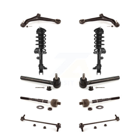 Front Control Arms And Complete Shock Tie Rods Link Sway Bar Kit (10Pc) For Honda Odyssey KSS-104002