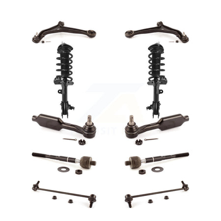 Front Control Arms And Complete Shock Tie Rods Link Sway Bar Kit (10Pc) For Honda Odyssey KSS-104003