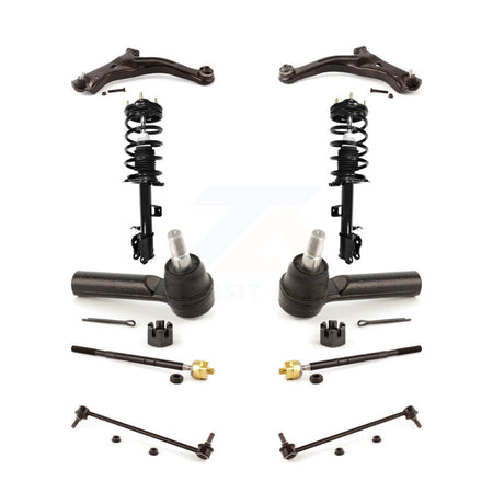 Front Arms Complete Shock Tie Rods Link Sway Bar Kit (10Pc) For Ford Escape Mazda Tribute KSS-104023