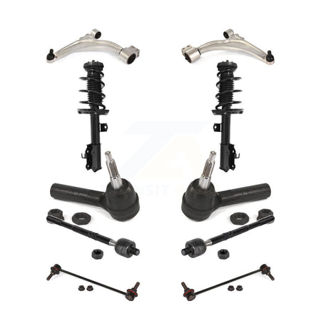 Front Arms And Complete Shock Tie Rods Link Sway Bar Kit (10Pc) For Chevrolet Cruze KSS-104040