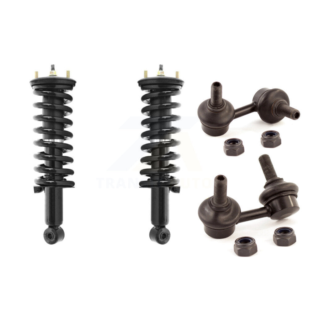 Front Complete Shock Assembly TOR Link Kit For Nissan Frontier Excludes 4 Cylinder PRO-4X KSS-104043