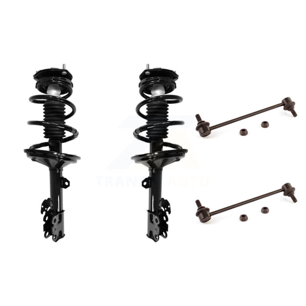 Front Shock Assembly & TOR Link Kit For 04-07 Toyota Highlander Excludes Touring Edition KSS-104066